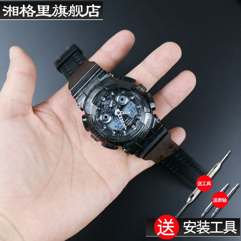 Dây Đeo Nhựa Trong Suốt Cho Đồng Hồ Casio Gshock Ga 100 Ga 110 Ga 120 Gd 120