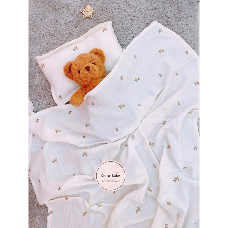 Chăn xô , gối xô chống bẹp đầu dot to dot Hàn ( hàng chính hãng)