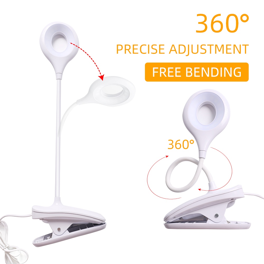 Đèn Led Bảo Vệ Mắt Sạc Usb Tiện Dụng Cho Phòng Ngủ / Phòng Khách