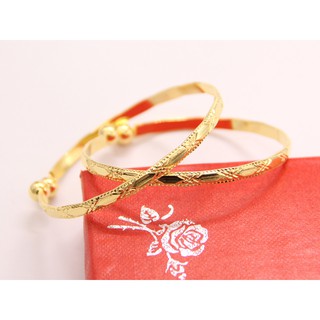 Lắc Tay Nữ Mạ Vàng 18K, thiết kế đơn giản và tinh tế - giá cực rẻ