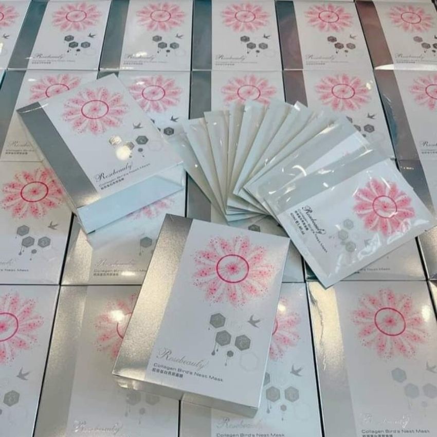 Mặt Nạ Yến Tươi Collagen Rose Beauty TREEHOUSE SHOP