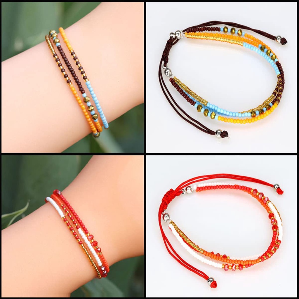 Lắc chân nhiều lớp phong cách Bohemian