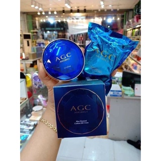 Phấn nước Diamond AGC Xanh kèm lõi sơ cua