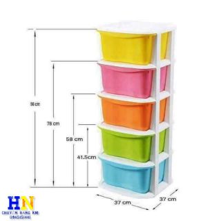 Tủ nhựa 5 tầng việt nhật