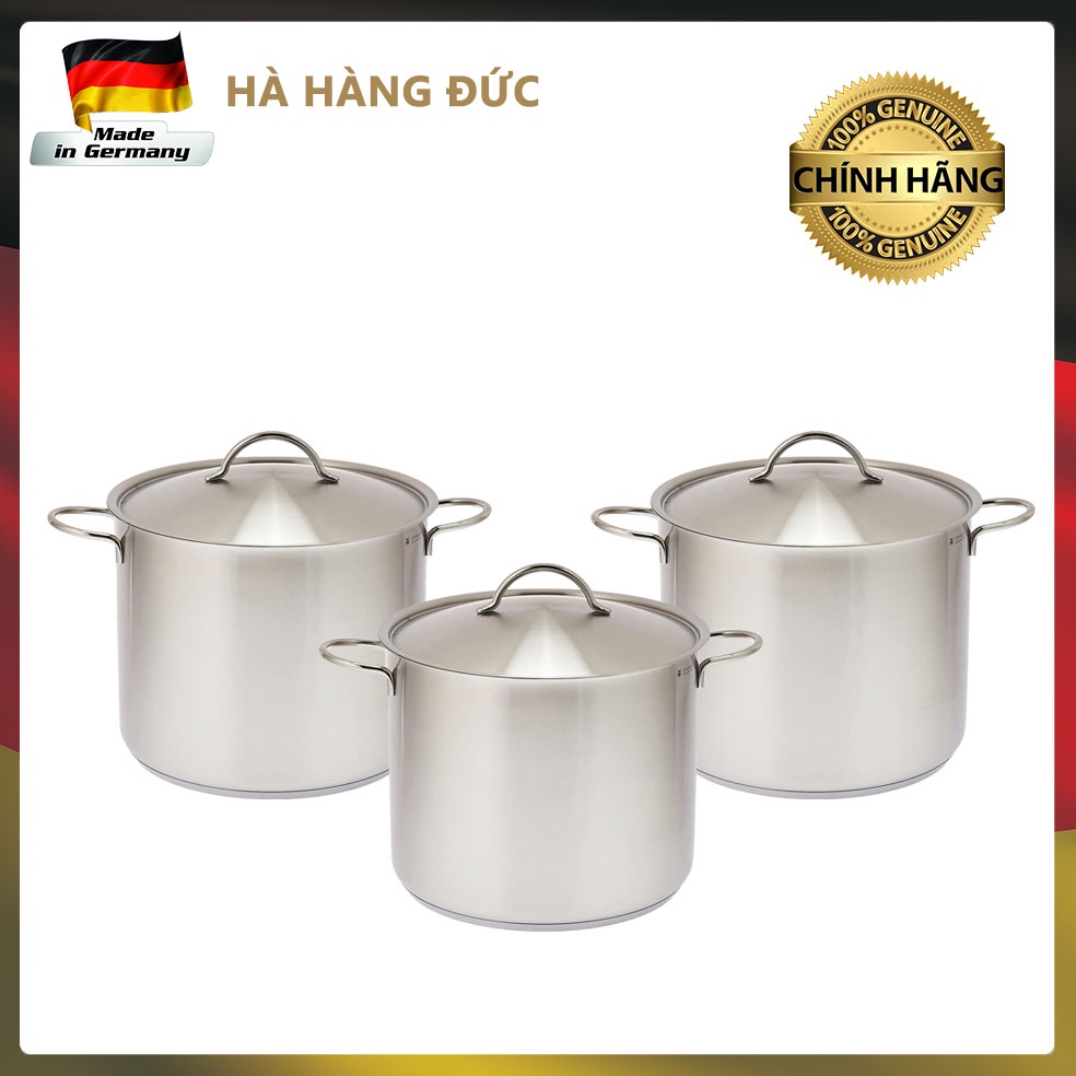 Nồi luộc gà WMF 28cm, nồi luộc gà cao cấp WMF 14L, chất liệu thép không gỉ sáng bóng siêu đẹp, nhập Đức