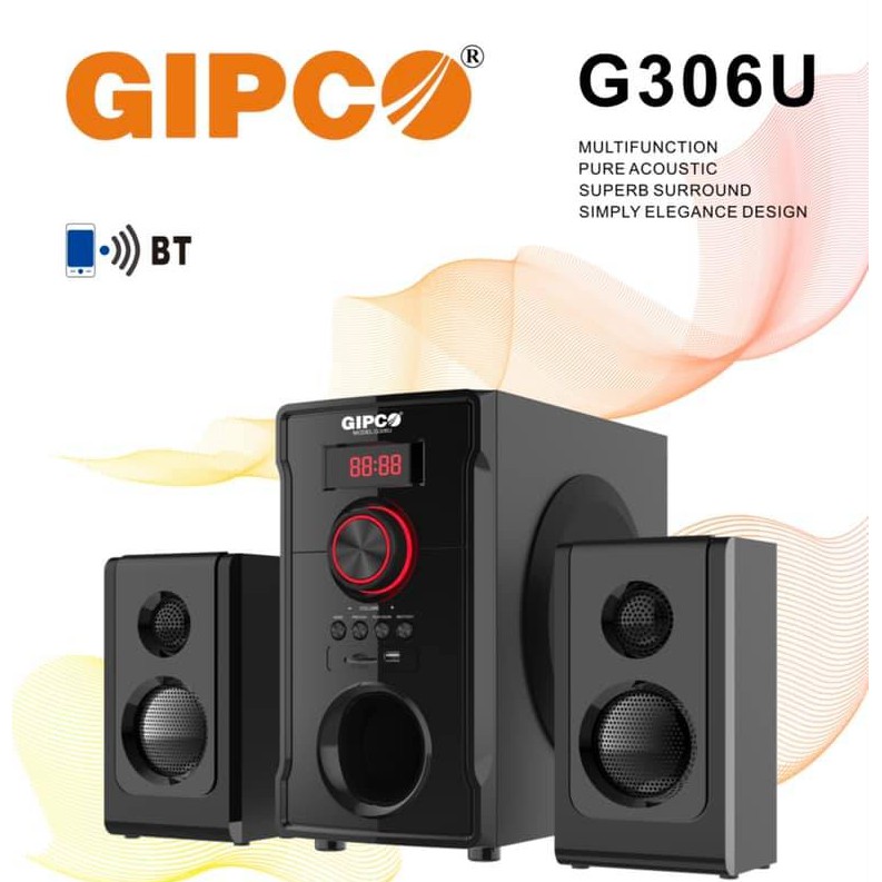 Loa vi tính GIPCO G306U Hi-fi ( 2.1)