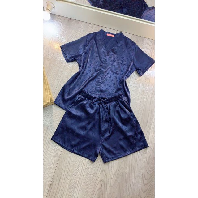 ♥️ Shop Uy Tín ♥️ Bộ Pijama Đùi Lụa Gấm Siêu Xinh Loại 1