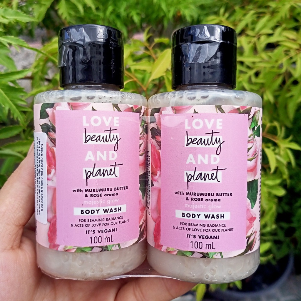 Dầu gội/Sữa tắm Love Beauty and Planet phục hồi hư tổn 100ml - Hàng công ty