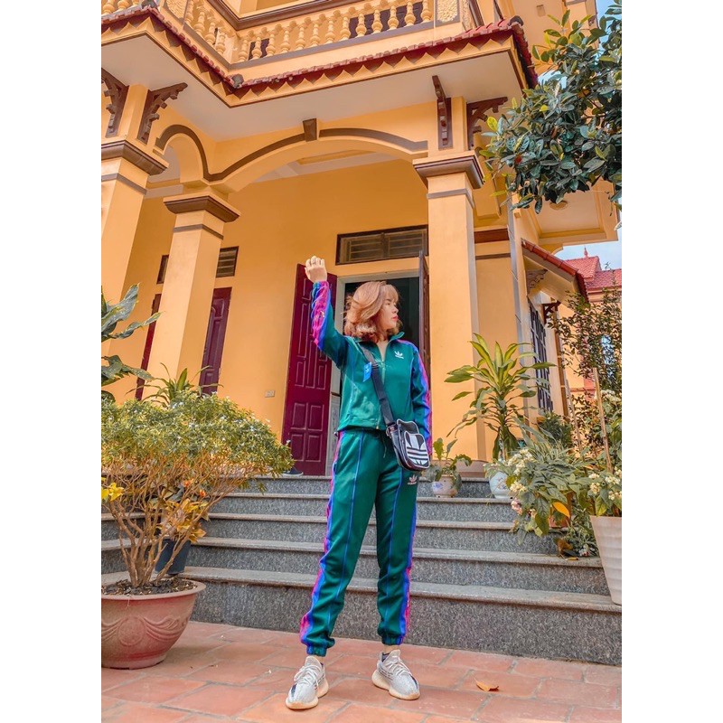 BỘ ADIDAS THÊU HOA CHO MẸ TỪ 46-65kg