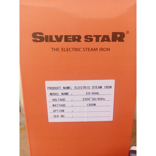 BÀN LÀ, BÀN ỦI CÔNG NGHIỆP (TẶNG TẤT LÀ) SLIVER STAR ES- 94AL (đế to)