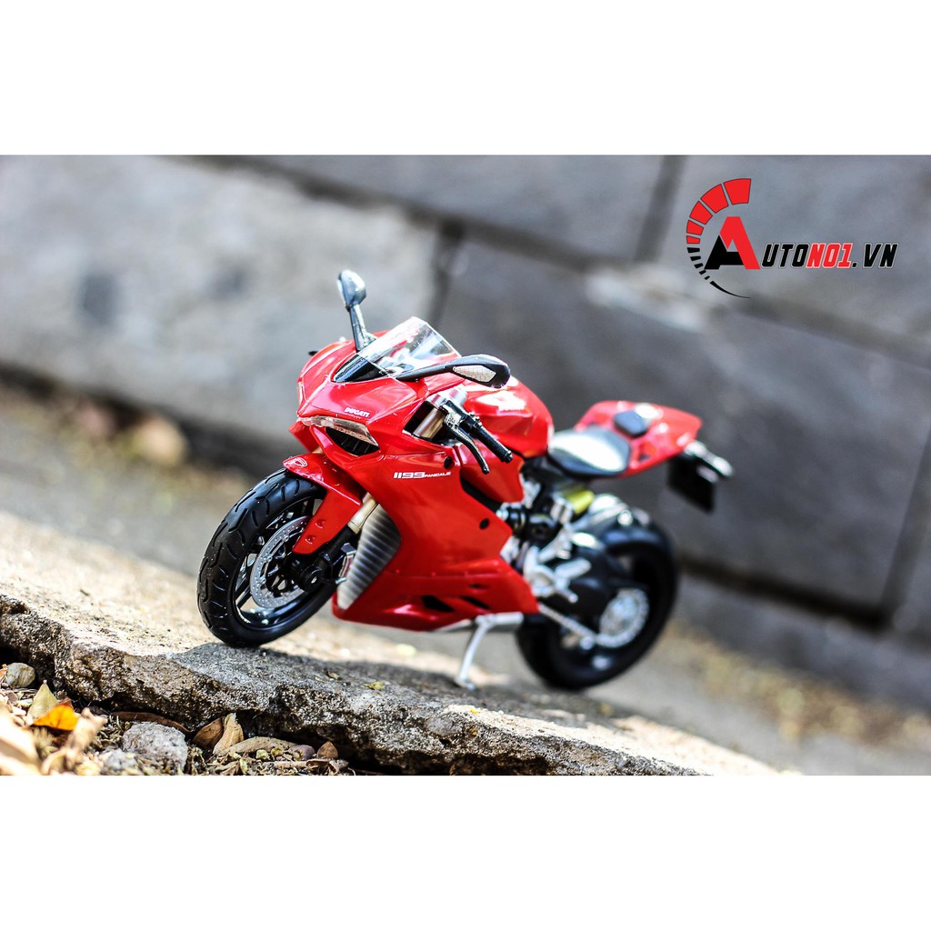 MÔ HÌNH XE DUCATI 1199 PANIGALE 2011 RED 1:12 MAISTO 1199