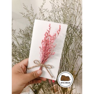 Thiệp hoa khô handmade - Quà tặng ý nghĩa - Vintage
