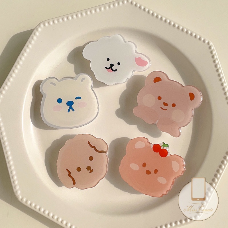 Dễ Thương Nút Đỡ Điện Thoại Hình Hoạt Hình Đáng Yêu Cho Iphone Android Đứng