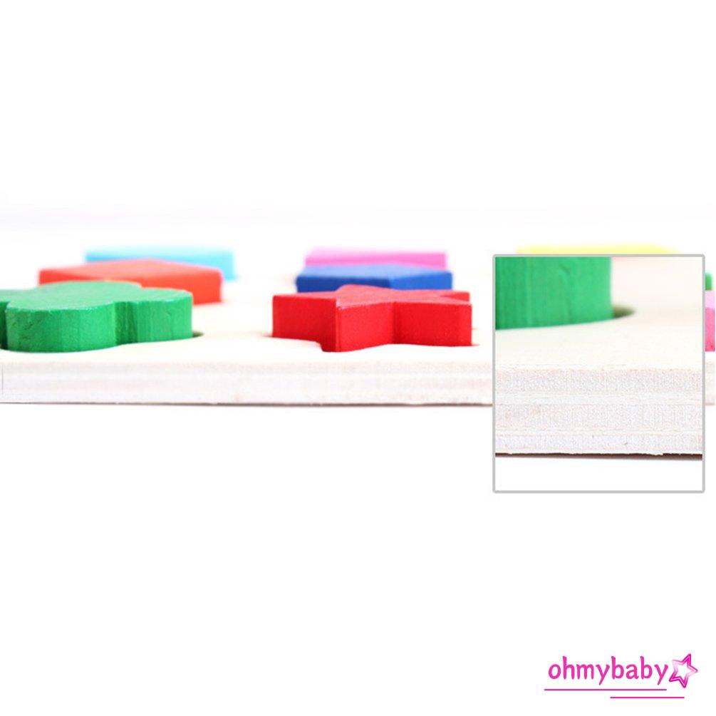 Đồ chơi hình học bằng gỗ cho bé