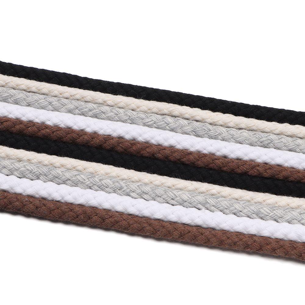 BORAG Dây Giày Vải Lanh Cotton Màu Sáng