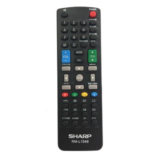 Tv remote điều khiển tivi sharp lcd / led thường