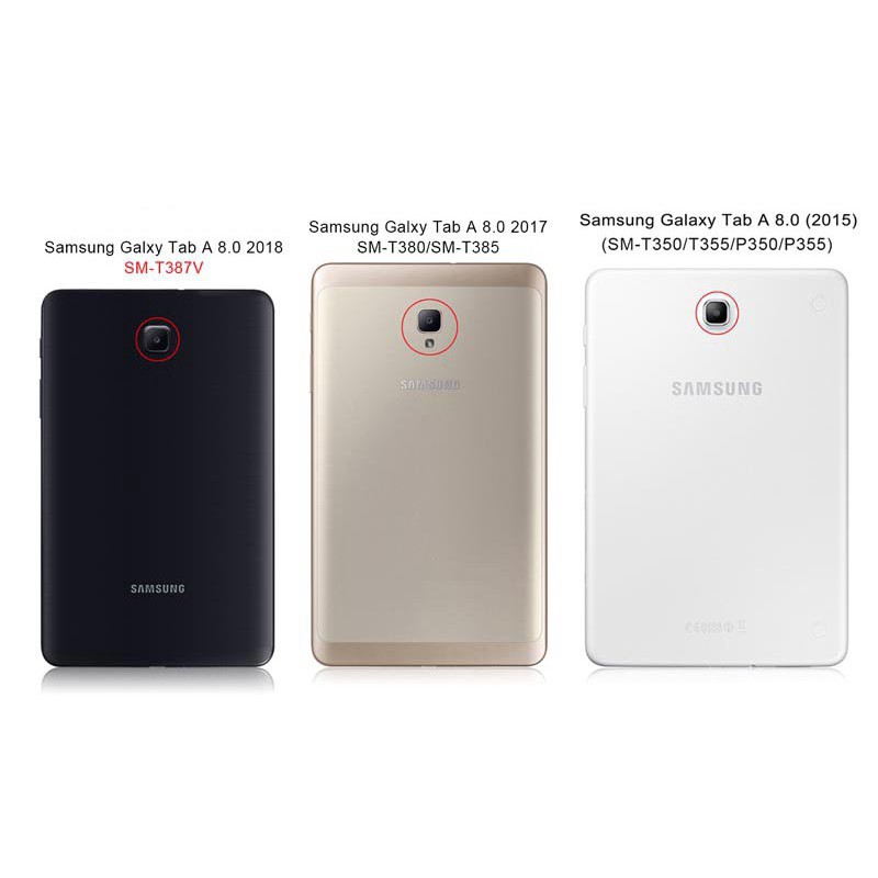 Sale 70% Ốp lưng Samsung Galaxy Tab A 8.0 2018 "Vỏ mềm, Tab A 8.0 2018,Glossy Black Giá gốc 67,000 đ - 110B15