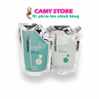 Thuốc uốn tóc nóng Goldwell 400ml x 2 - cặp uốn, ép nóng