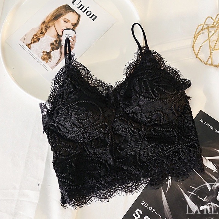 - Áo Hai Dây Bra Ren Loại 1, Chất Liệu Ren Mềm, Bigsize MCK1