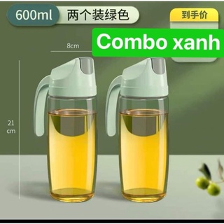 Compo 2 bình rót dầu meizi tự động đóng mở nắp