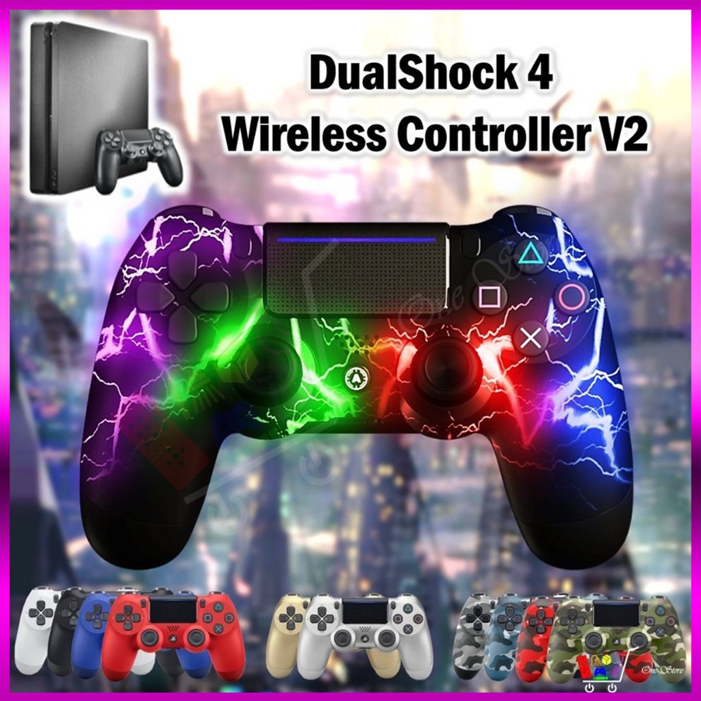 dualshock 4 Tay cầm chơi game kết nối bluetooth hỗ trợ Điện thoại / PC / Laptop / Smart Phone