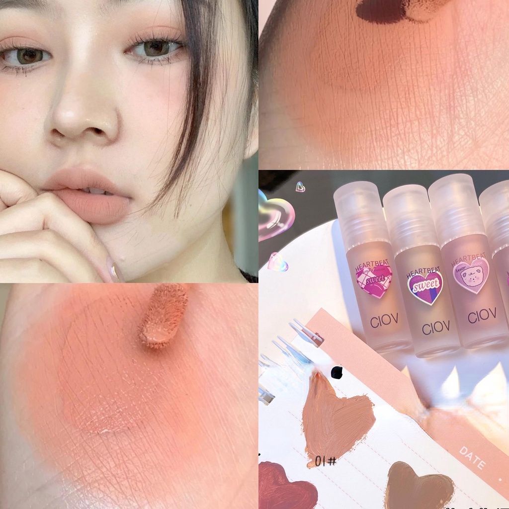 Phấn Má Hồng Dạng Lỏng Màu Lì Lâu Trôi Không Thấm Nước CIOV