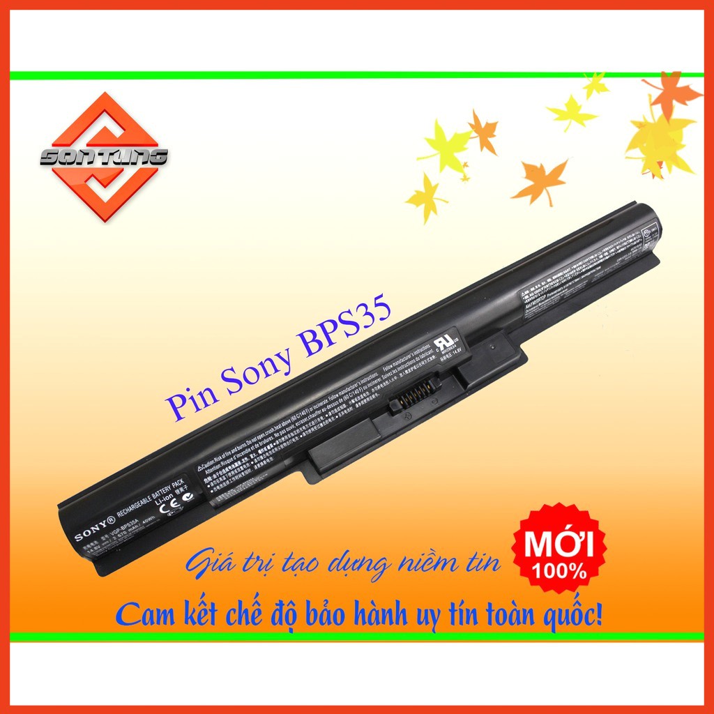 [NEW]Pin Sony VGP-BPS35A Battery Sony Vaio 14E 15E SVF14215SC SVF15218SC ( OEM )