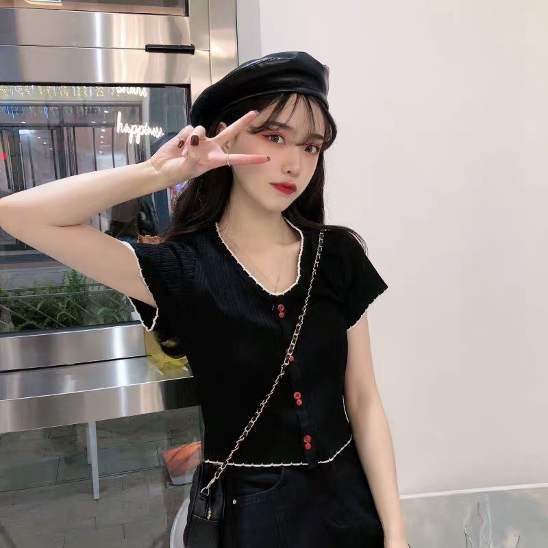 [Mã WASKT410K giảm 10K đơn 50K] Áo len croptop nữ chất len mongtoghi mùa thu 2020 SatSun | BigBuy360 - bigbuy360.vn