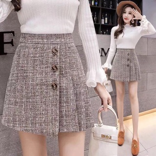 Chân váy dạ xước