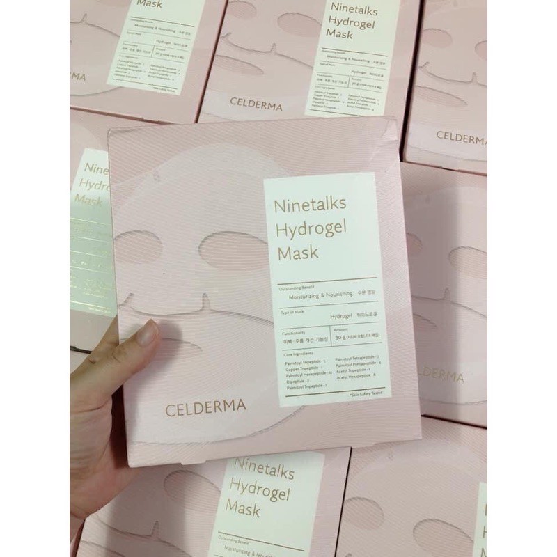 Mặt nạ dưỡng da thạch anh cellderma hàn quốc hộp 4 miếng