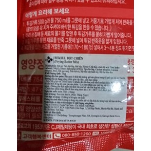 BỘT CHIÊN TÔM BEKSUL HÀN QUỐC 500G - 튀김가루