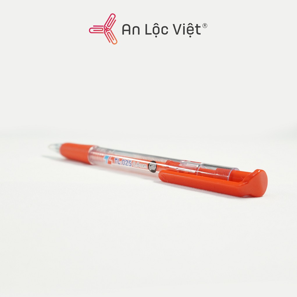 Bút bi Thiên Long TL-025 0.8mm - Mực xanh/đỏ/đen