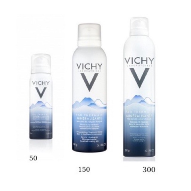 Nước xịt khoáng dưỡng da Vichy Mineralizing Thermal Water