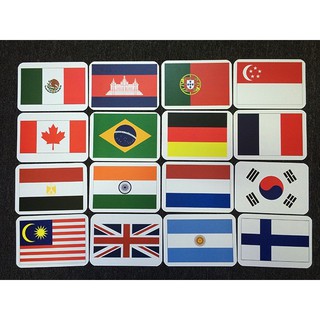 THẺ HỌC CỜ CÁC NƯỚC- FLASH CARD SONG NGỮ