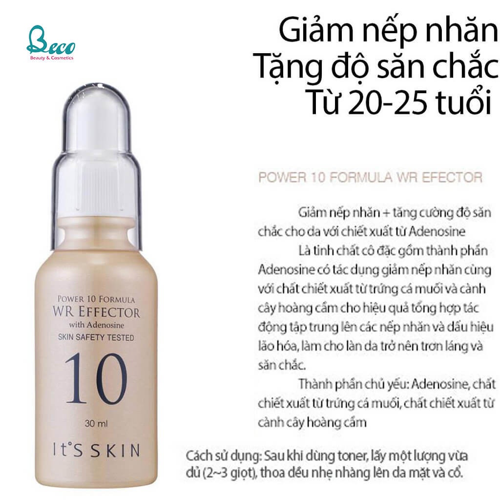 Tinh chất Ngăn Ngừa Lão Hóa It's Skin Power 10 Formula WR Effector 30ml
