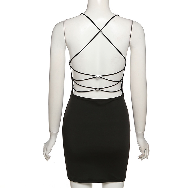 Đầm Bodycon Mini Hở Lưng Gợi Cảm 0310