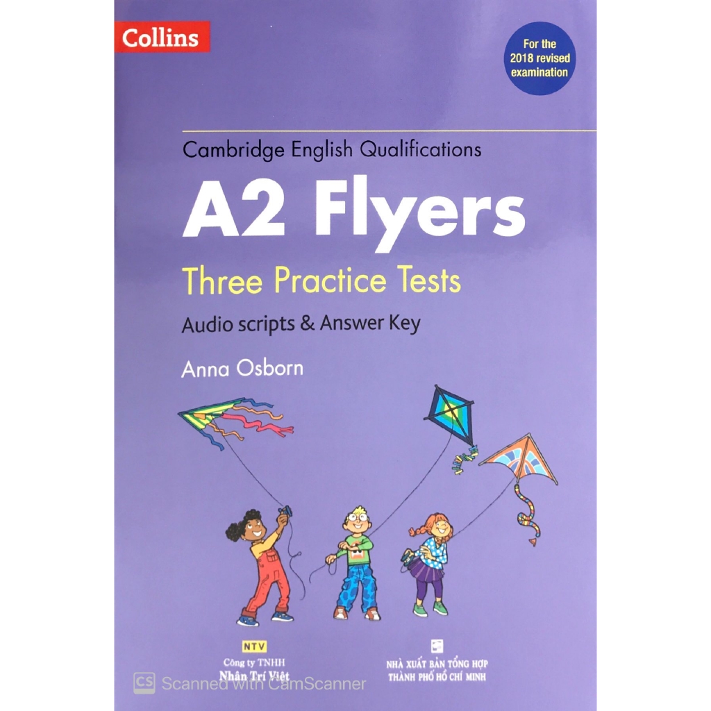 Sách - Cambridge English Qualifications - A2 Flyers (Three Practice Test) (2018)