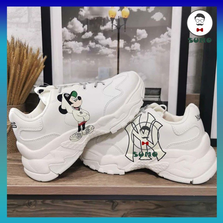 [SM1] Giày Sneaker Trắng Mickey Vàng [ Hỗ trợ đổi trả ]