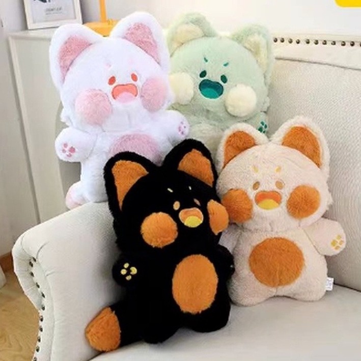 COD🇻🇳Mèo Nhồi Bông Gấu bông Đồ Chơi Đáng Yêu Mềm Mại 40cm  Làm Quà Tặng Sinh Nhật Cho Bé