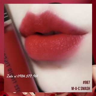 Son kem Mac chính hãng Power kiss liquid 998, 991, 989, 992 full box có bill date tới 2023