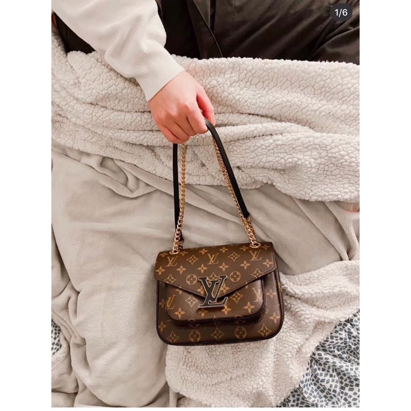 Túi lv kẹp nách hàng vip màu honey