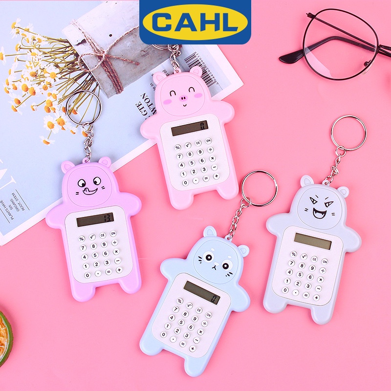 Máy Tính Bỏ Túi Màn Hình 8 Chữ Số Hình Gấu Hoạt Hình