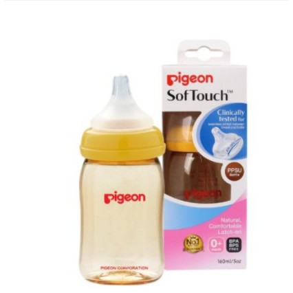 Bình Sữa Pigeon Cổ Rộng Cao Cấp 160ml/240ml 🌻HÀNG NHẬP KHẨU 🌻 - ĐẢM BẢO CHÍNH HÃNG