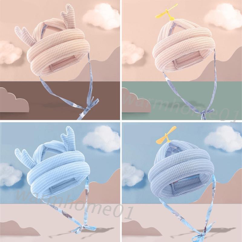 Mũ Bảo Vệ An Toàn Chống Va Chạm Cho Bé Tập Đi Nhiều Màu Sắc Tùy Chọn