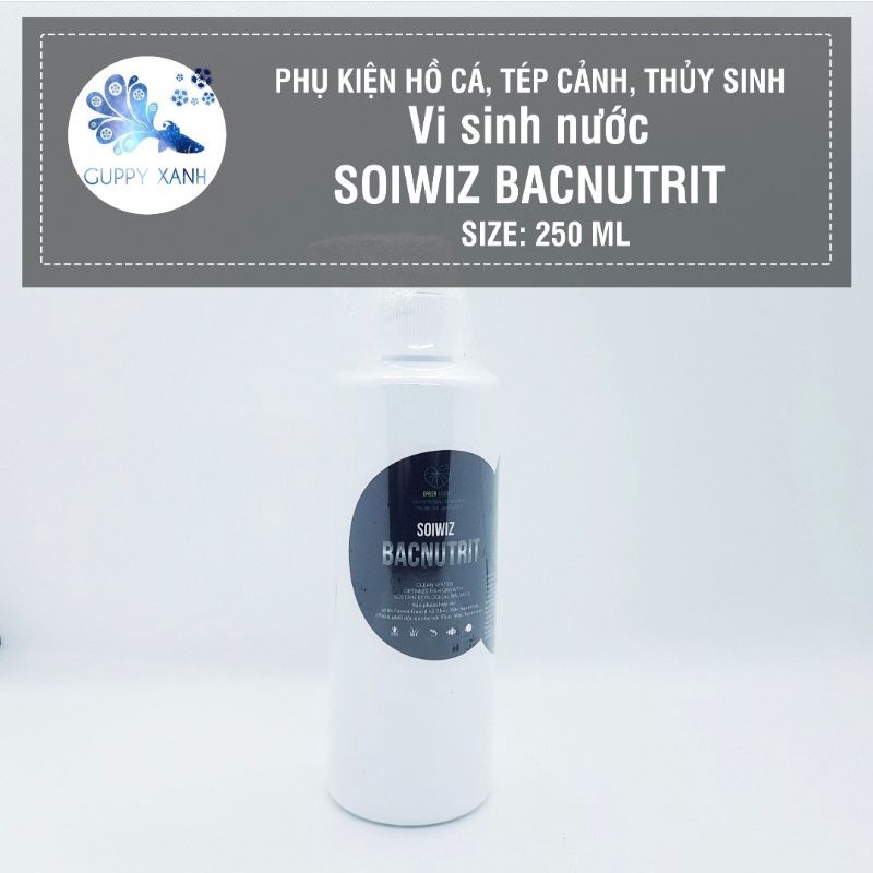 Vi Sinh Xử Lý Nước Nuôi Thủy Mộc Soiwiz Bacnutrit