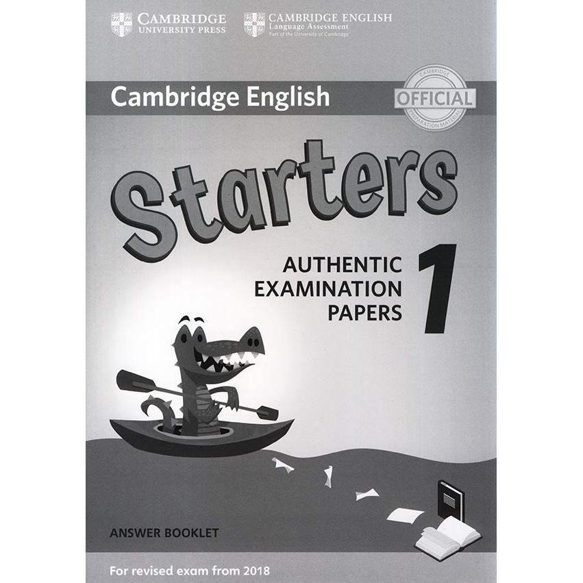 Sách - Cambridge English - Starters 1 - Answer Booklet (For revised exam from 2018)