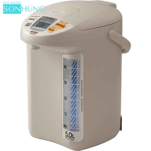 BÌNH THỦY ĐIỆN ZOJIRUSHI ZOBT-CD-LCQ50-WG DUNG TÍCH 5.0 LÍT XUẤT XỨ NHẬT BẢN[BẢO HANH CHÍNH HÃNG 1 NĂM]