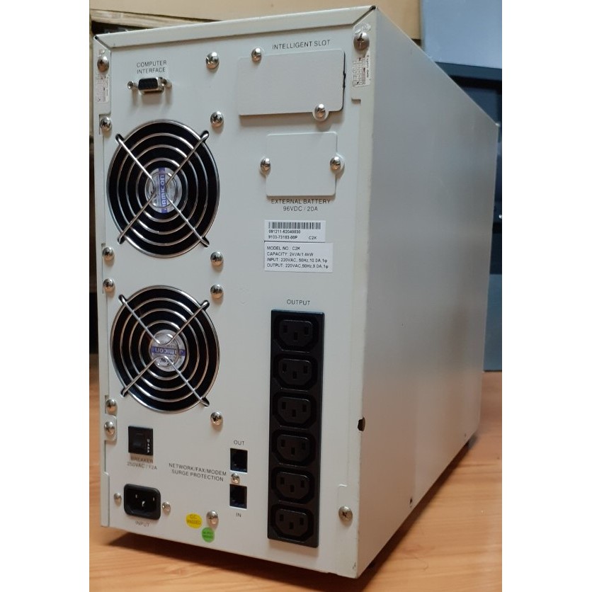 C2K - Bộ lưu điện (UPS) SANTAK Online 2000VA / 1400W (bao gồm ắc quy - BH: 12 tháng)