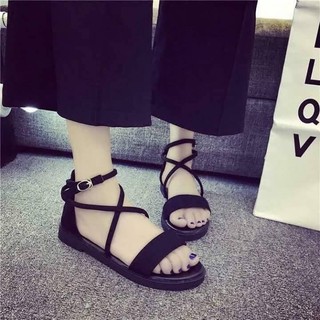 Giày sandal ngang chéo cổ chân hq