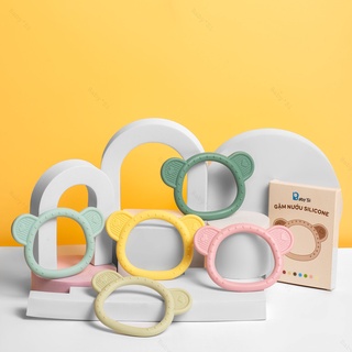 Gặm nướu silicone hình gấu thương hiệu baby'si an toàn tuyệt đối cho bé
